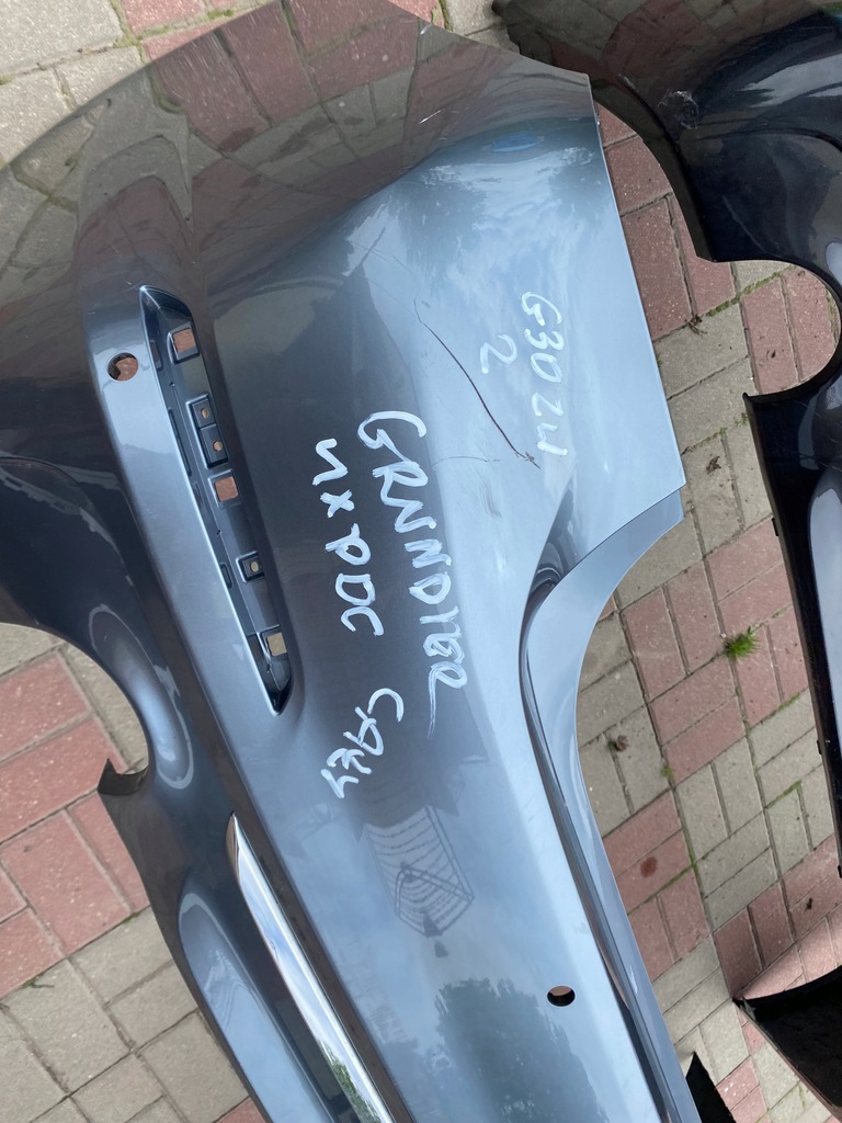 фото №9, Bmw 5 g30 przedlift бампер задній звичайний pod накладка хром