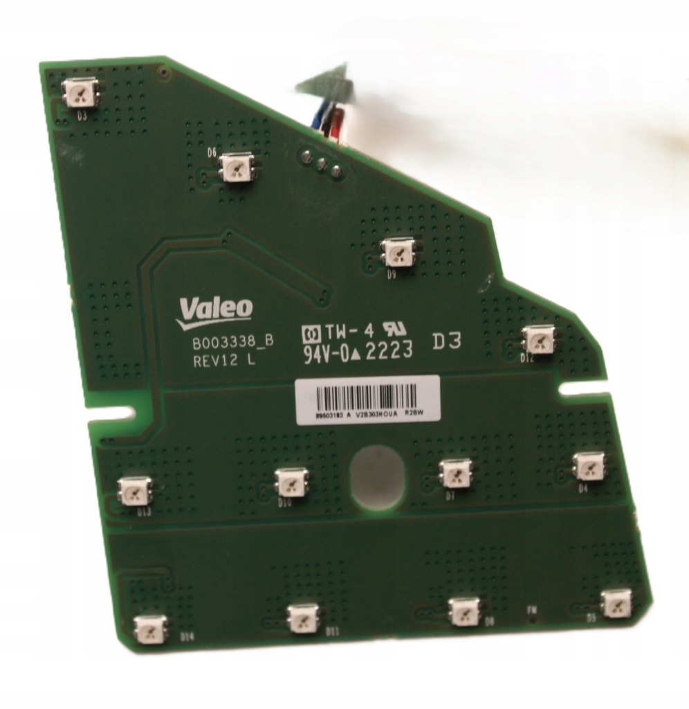 Купити Nissan qashqai j10 lift 09r- пластина модуль led лампи лівий задній 89503183