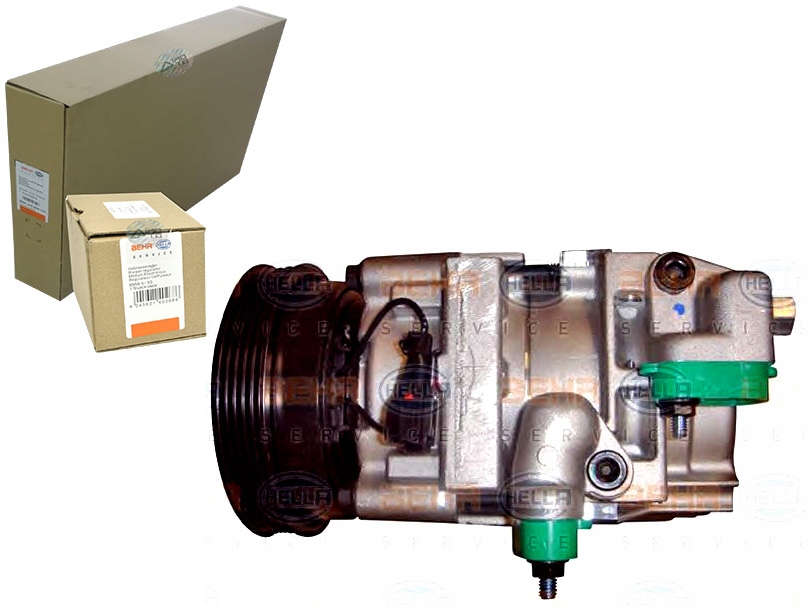 фото №1, Behr hella компрессор компрессор кондиционера 977012