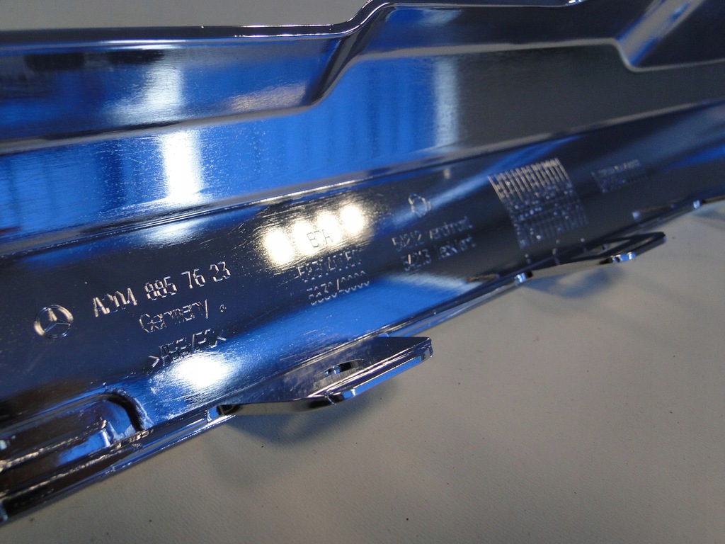 фото №10, Mercedes glk 204 lift накладка дифузор хром задня