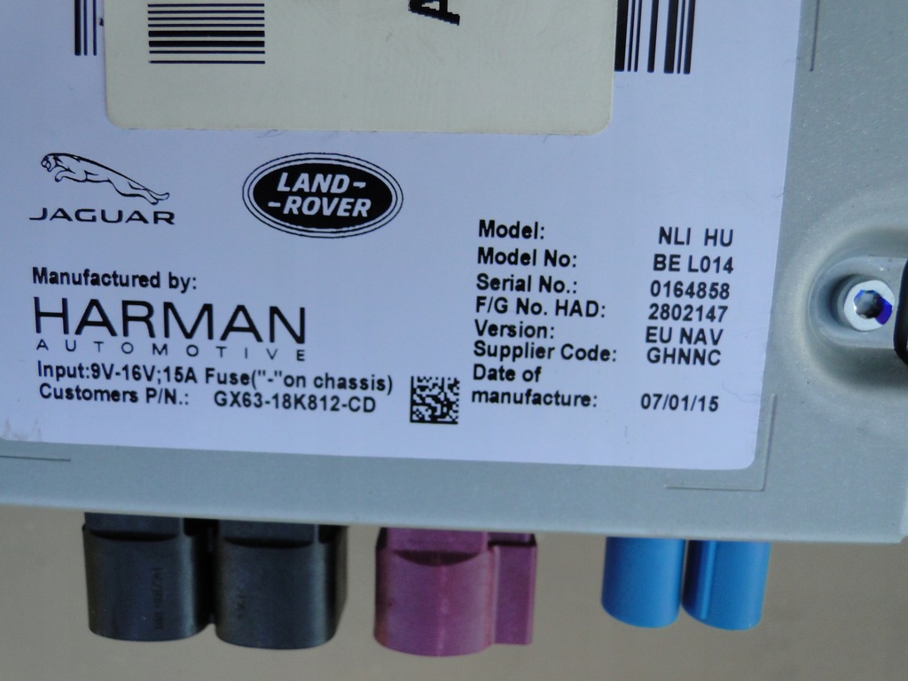 фото №6, Jaguar xe xf x260 считыватель модуль навигации