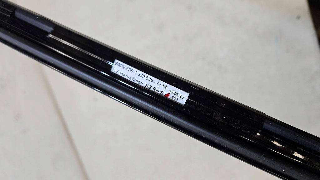 фото №9, Молдинг дахова права bmw f36 nowa оригінал 7332538