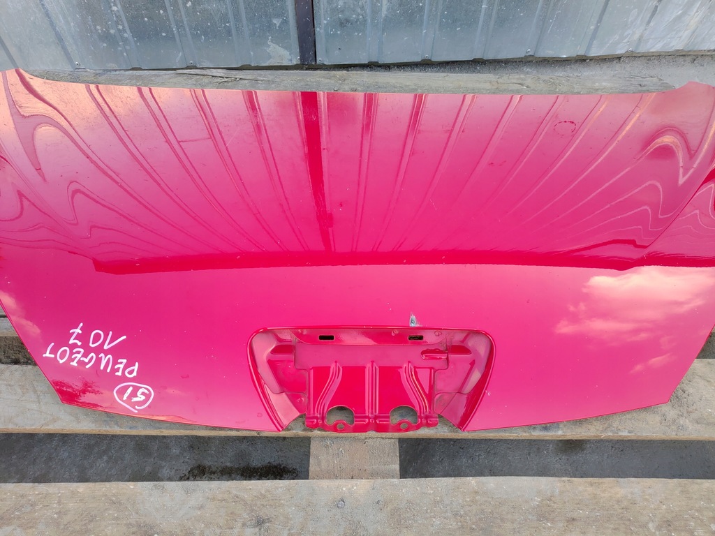 фото №7, Капот крышка двигателя peugeot 107 05-08 kjh