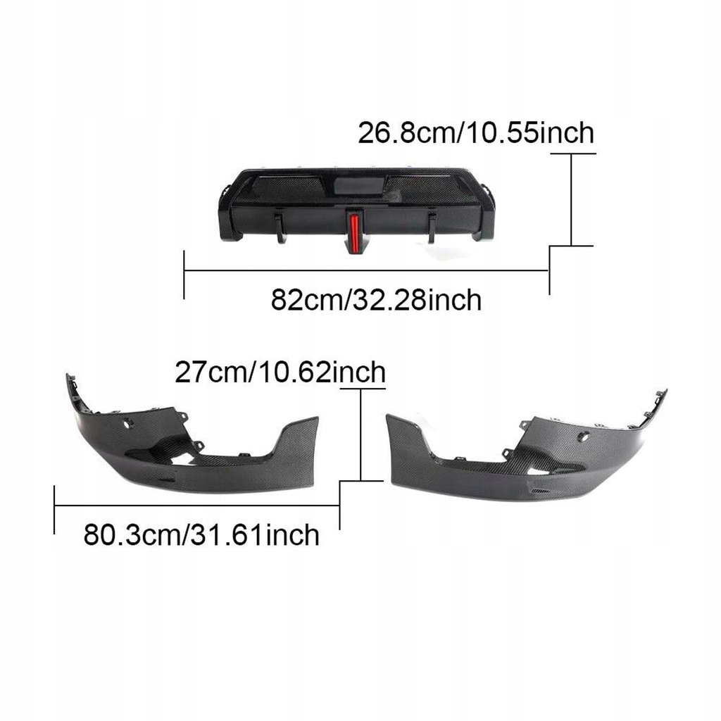 фото №12, Bmw 2 g42 спойлер накладка бампер задня карбон якість org