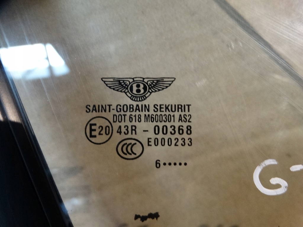 фото №5, Стекло дверь перед правая bentley gt 06r. 1