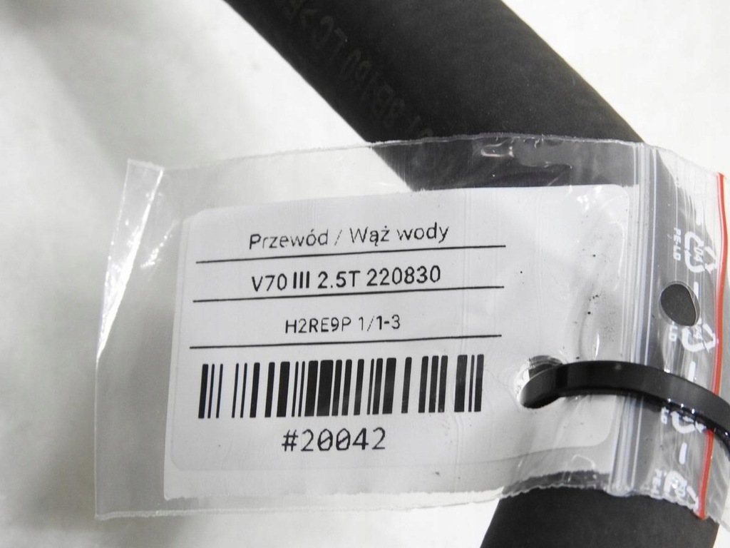 фото №9, Wąż труба wody volvo v70 iii 2.5 t 6g918b160lc