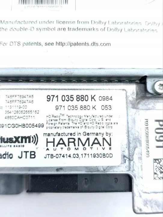 фото №10, Радио bez навигации porsche panamera 971 971035880k бензиновый 404kw 2017