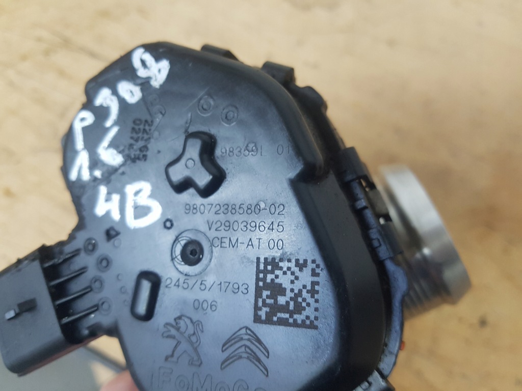 фото №6, Peugeot 308 i 1.6 hdi дросельна заслінка 9807238580