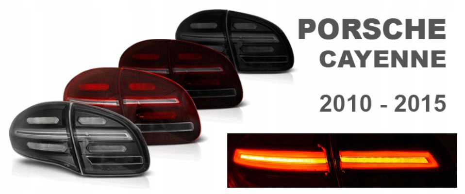 фото №11, Porsche cayenne 10-15 лампи задні задня led dynamic