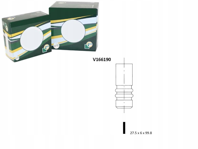 фото №1, Клапан всмоктуючий bga