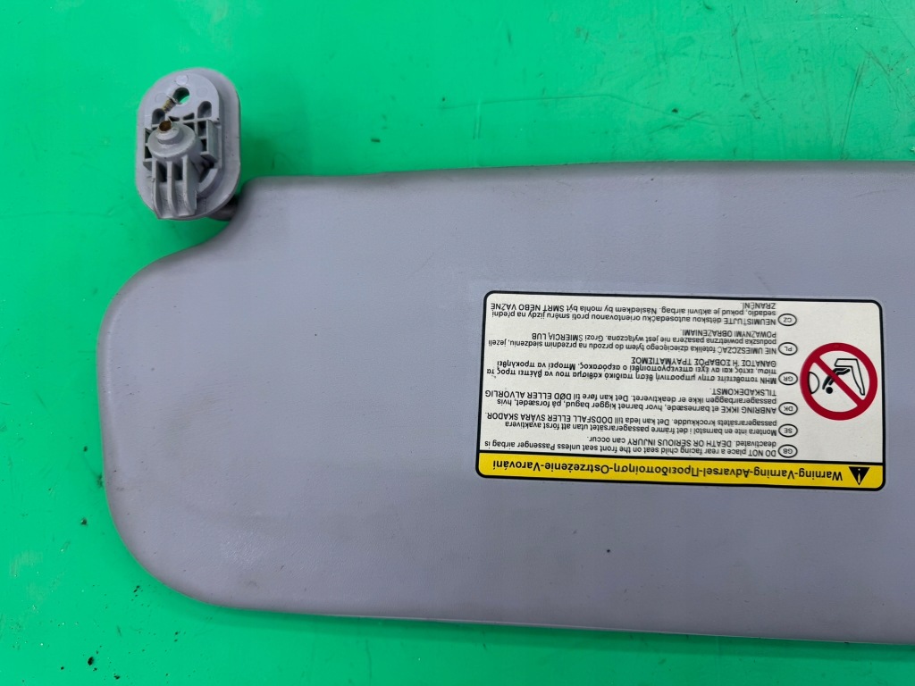 Накладка солнцезащитная правый  козырёк солцезащитный козырёк hyundai i20 1 08-14 европа с Разборки