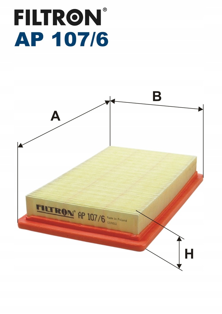 фото №2, Фильтр воздуха ap107/6 hyundai atos 05