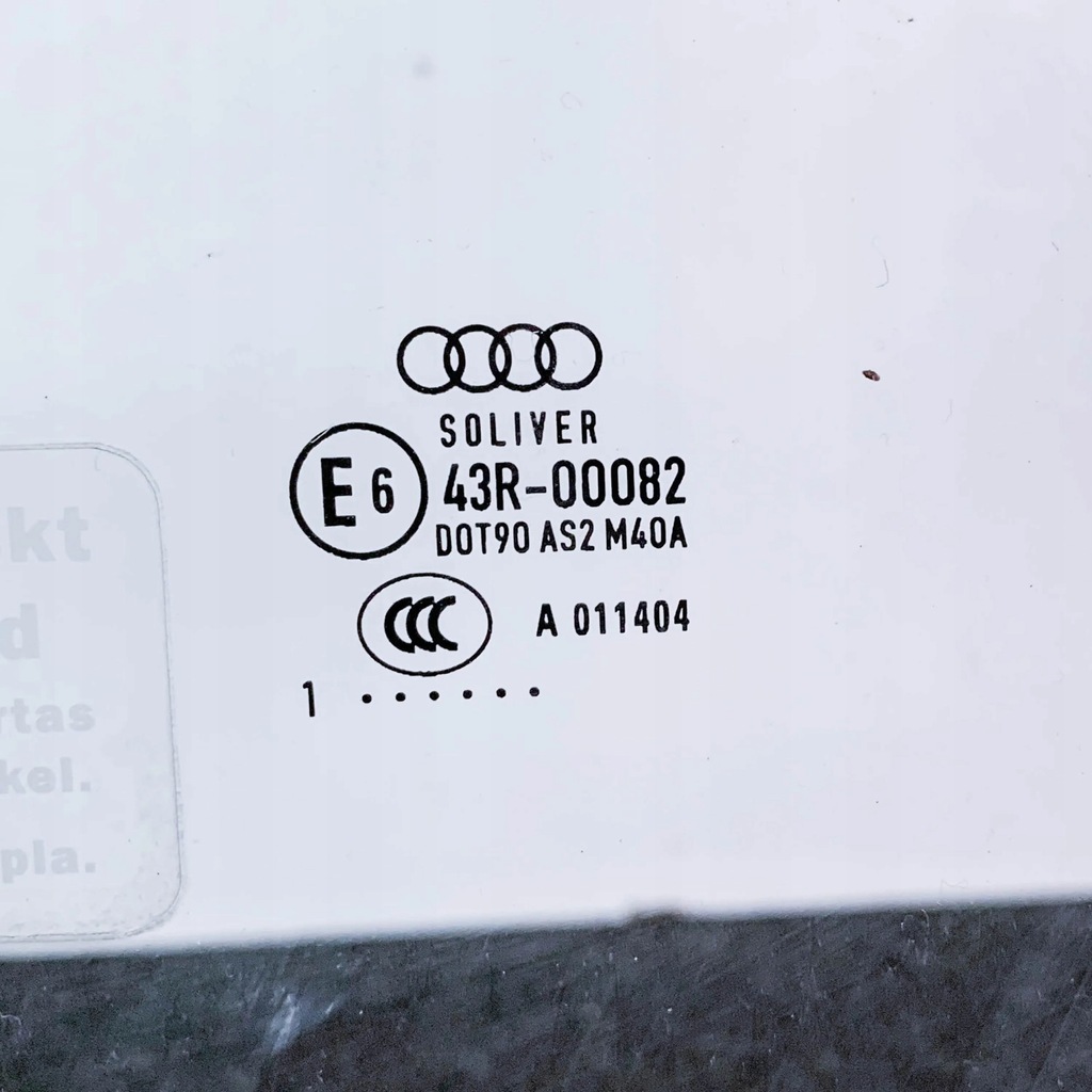 фото №6, Audi a1 2012 перед сторона левая стекло дверь передних