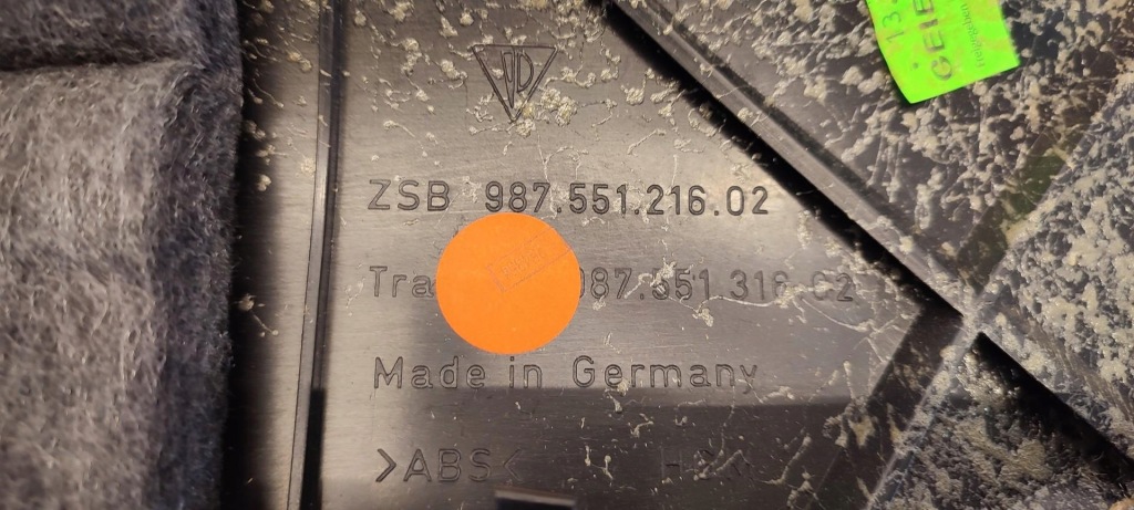 Porsche boxster 987-2 накладка стойка правый  98755660401 98755121602 в Украине