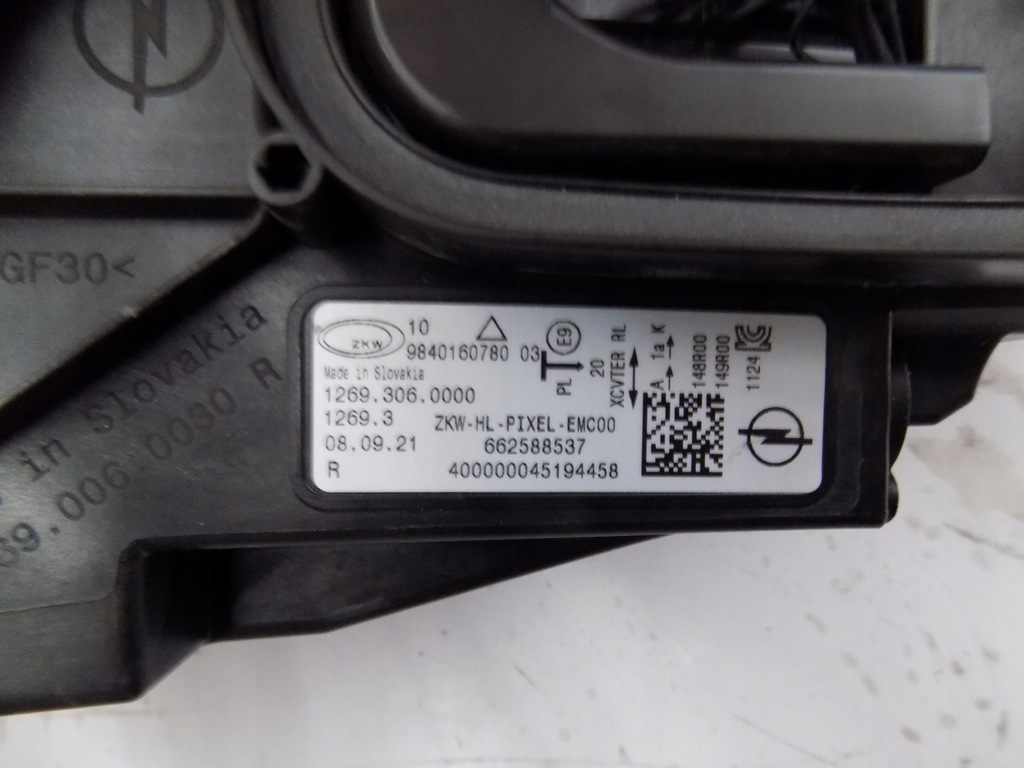 фото №10, Лампа правая opel astra vi l 6 full led 9840160780 идеальное состояние eur jez модуль