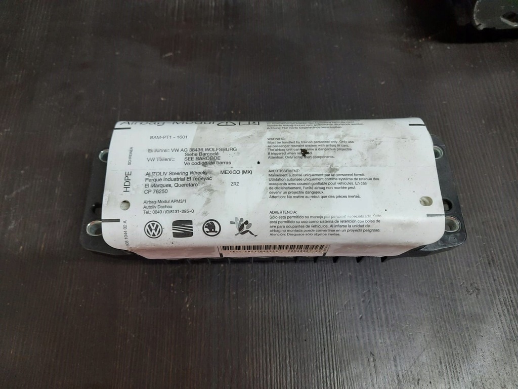 фото №1, Golf vi подушка подушка безпеки пасажира 608104402a