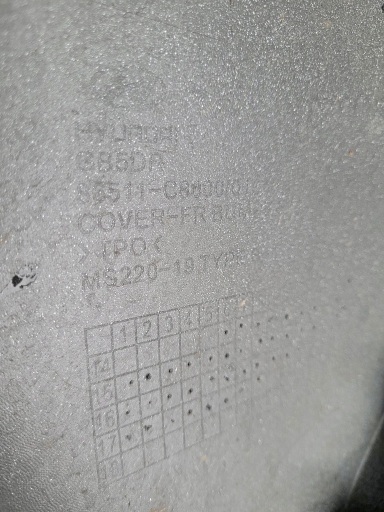 фото №10, Бампер перед передній i20 przed liftem 2014-18 / lift 2018-20