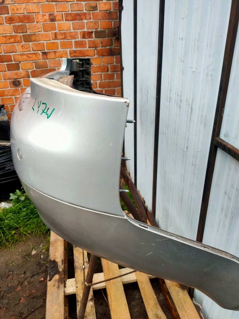 фото №6, Бампер задняя audi a4 b6 kombi цвет ly7w 2 трубы