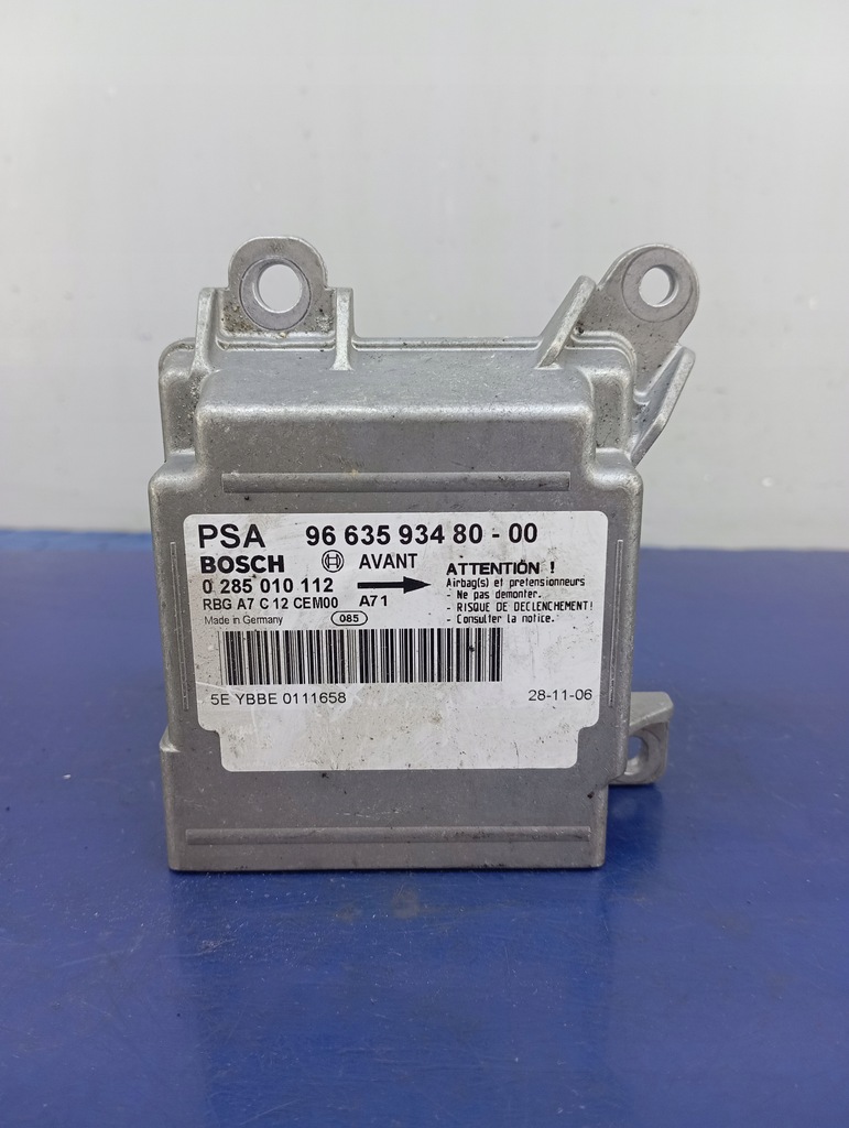 фото №1, Peugeot 207 модуль подушка безпеки 9663593480