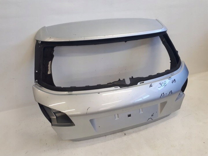 фото №5, Peugeot 308 hb 2013 крышка багажника задняя