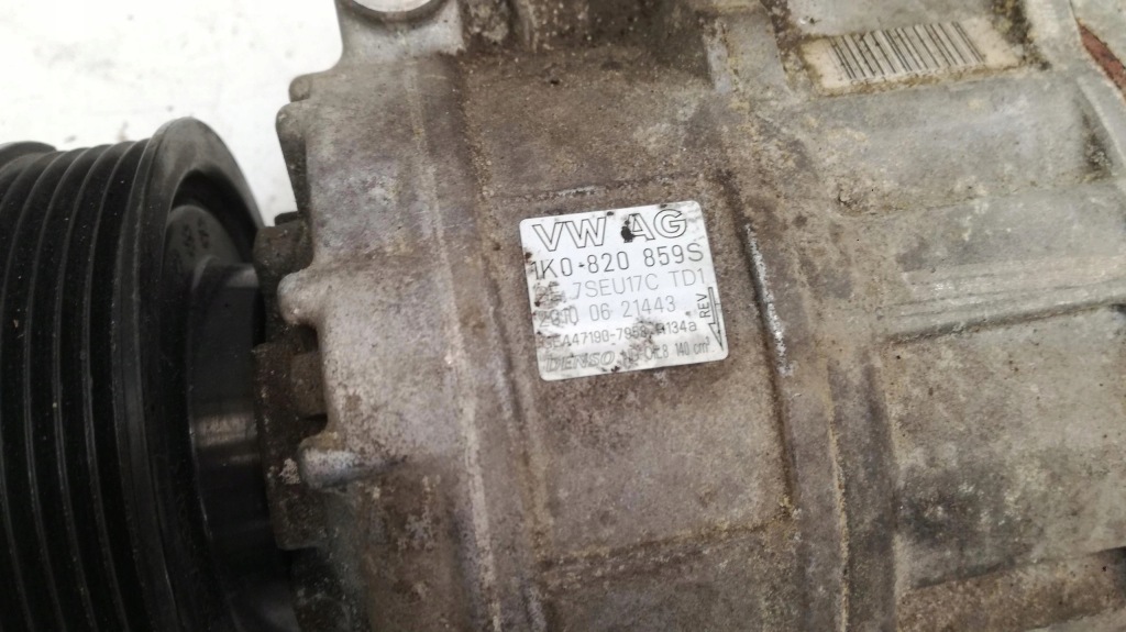 фото №3, Vw golf vi компресор кондиціонера 1k0820859s
