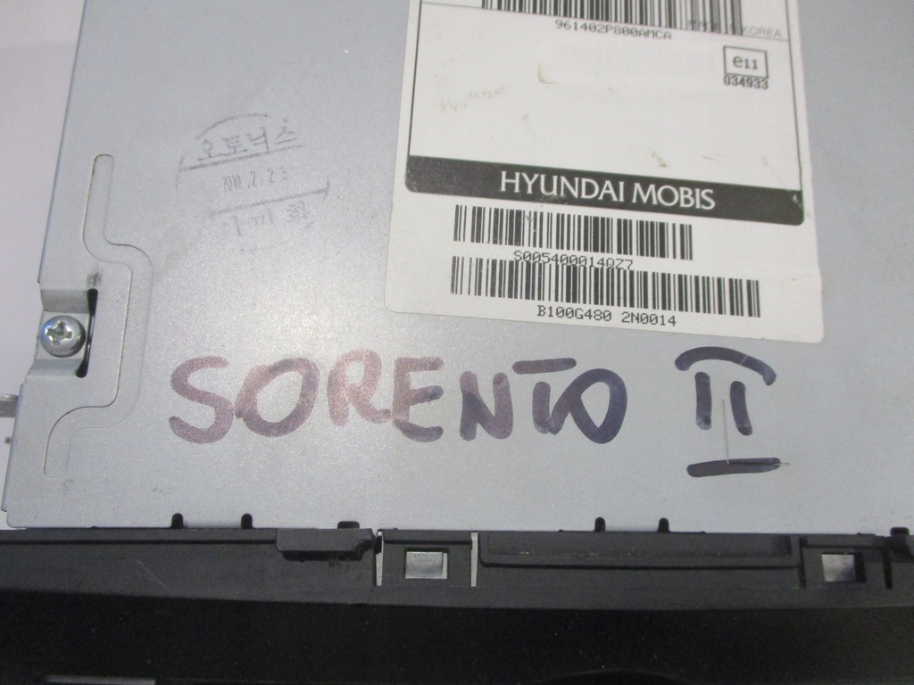 фото №5, Радио радиопроигрыватель cd mp3 kia sorento ii 961402p800