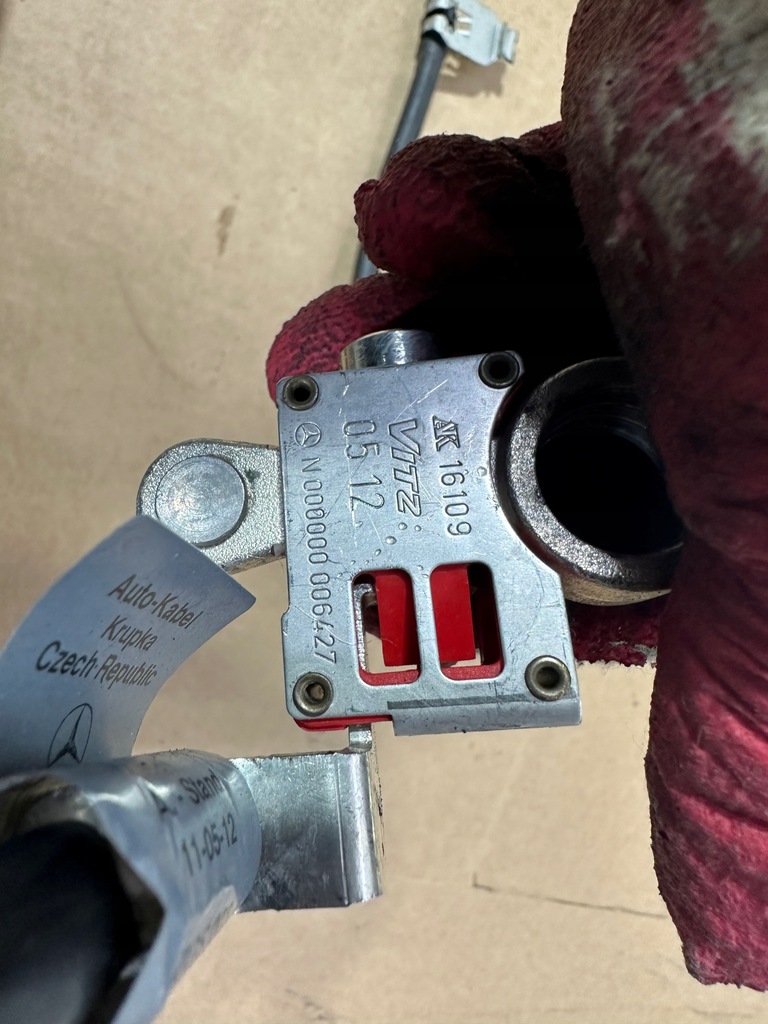 фото №7, Клема піротехнічна, плюсова mercedes cls w218, w212, w204