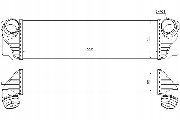 Купити Nissens інтеркулер bmw 5 525 d xdrive f10. f18