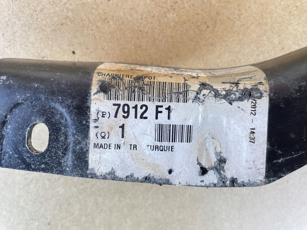 фото №5, Citroen оригинальный номер 7912f1 петля, крышка отсек двигателя