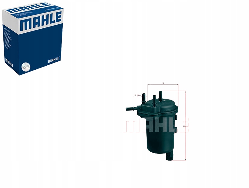 фото №1, Mahle фільтр пального nissan almera ii 1.5 dci n16