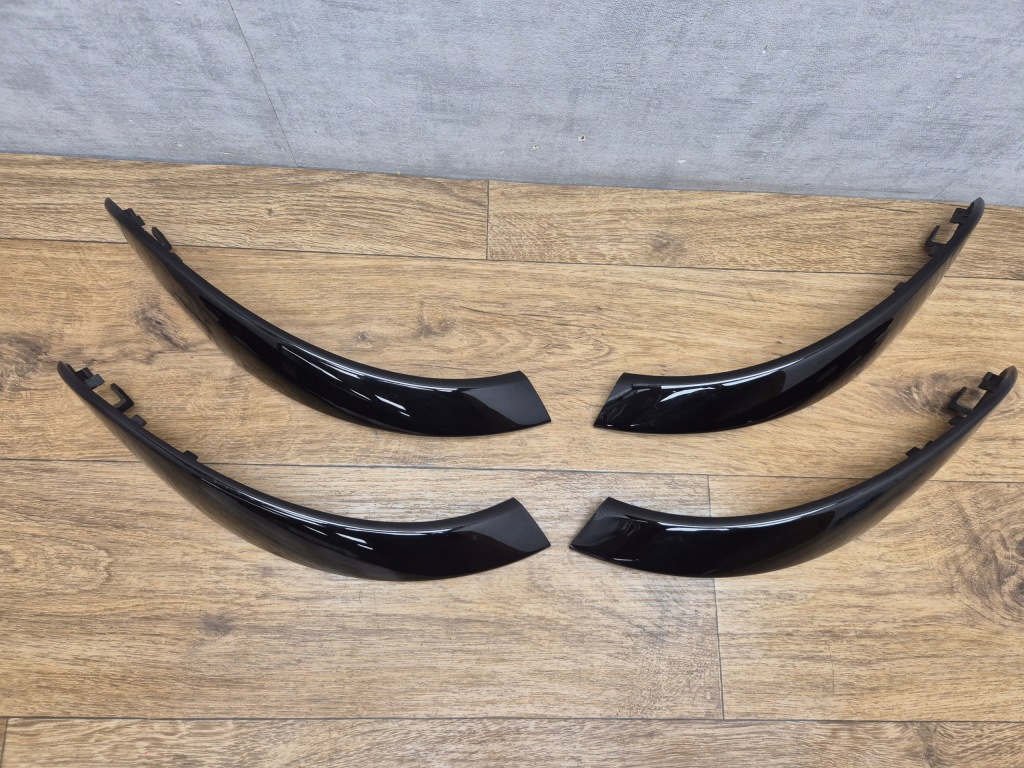 Bmw 3 f30 f31 накладки декори двері ручки чорний блиск комплект перед задній Доставка