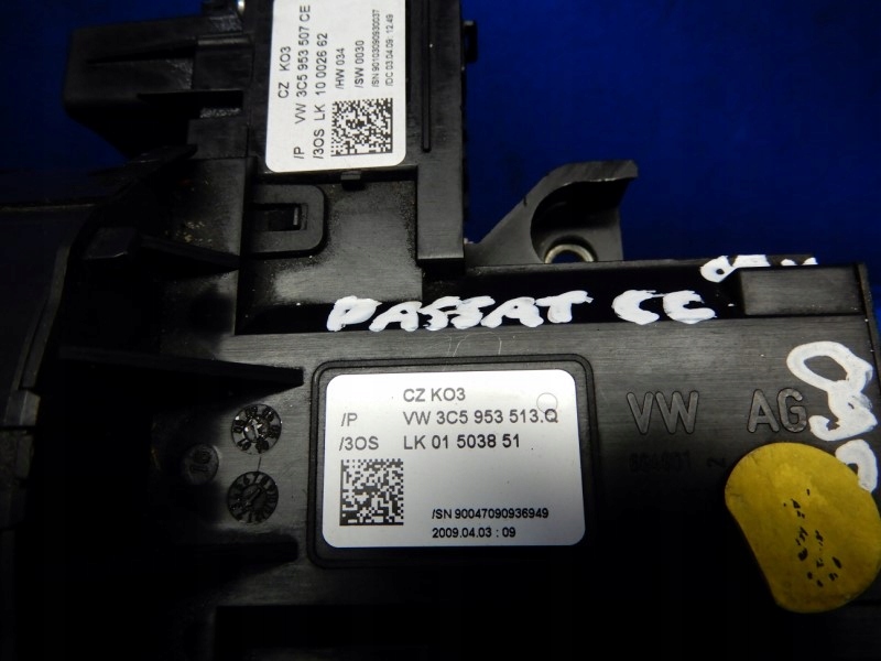 фото №4, Рычаг переключатель лента модуль vw passat cc