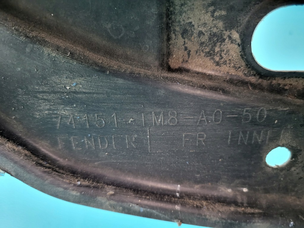 фото №4, Honda insight ii 10r підкрилок передні перед ліва 74151-tm8-a0-50