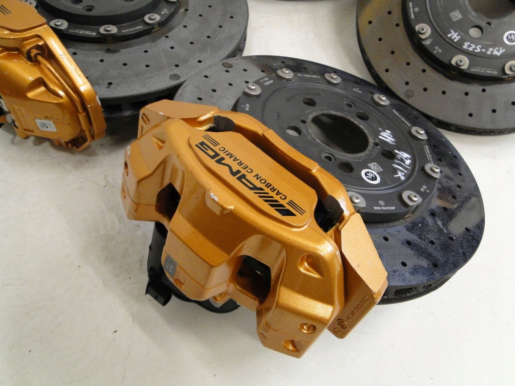 фото №5, Mercedes sl 232 r232 тормозные диски тормозные суппорты комплект карбон керамический 63 amg