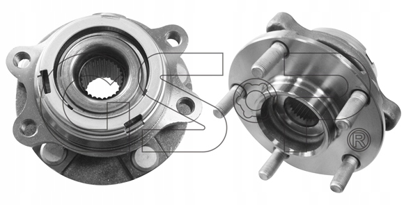 фото №2, Ступица подшипник колеса перед gsp do infiniti ex 35 37
