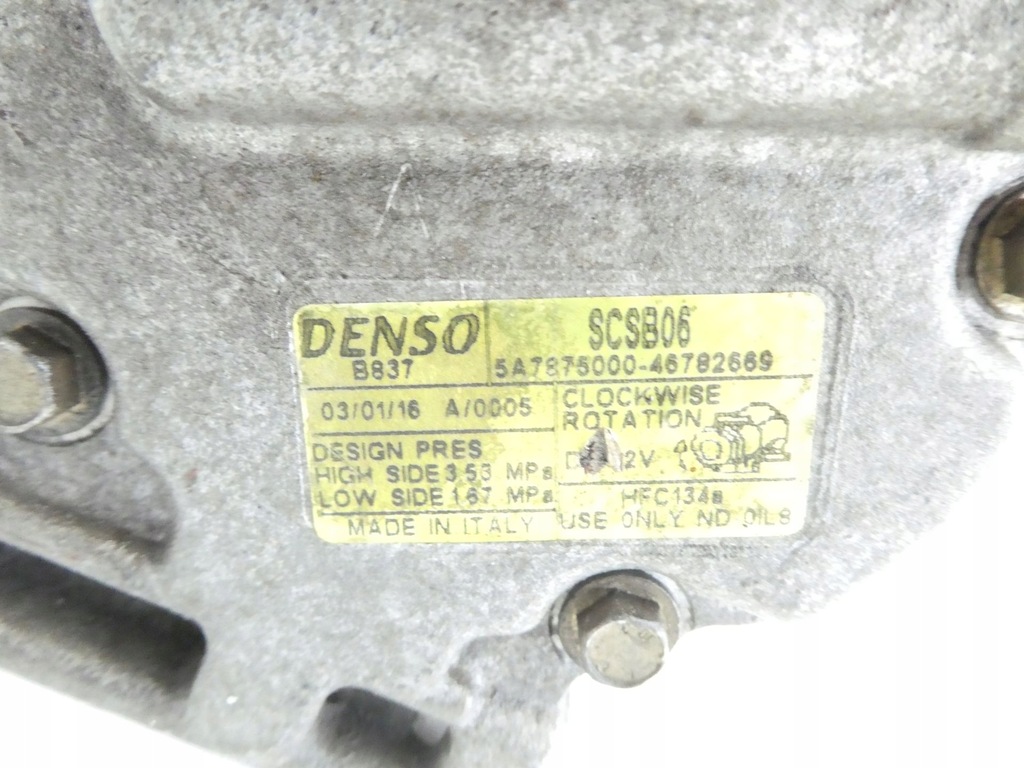 фото №7, Компрессор кондиционера fiat punto ii stilo 1.2b