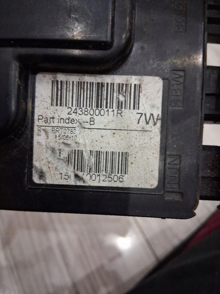 Модуль напряжения аккумулятор renault scenic 3 243800011r Оригинал
