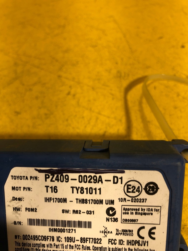 фото №4, Toyota iq модуль bluetooth pz4090029