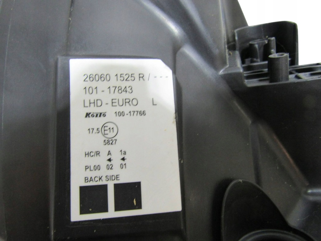 фото №9, Renault kangoo ii лампа фара левый перед передний