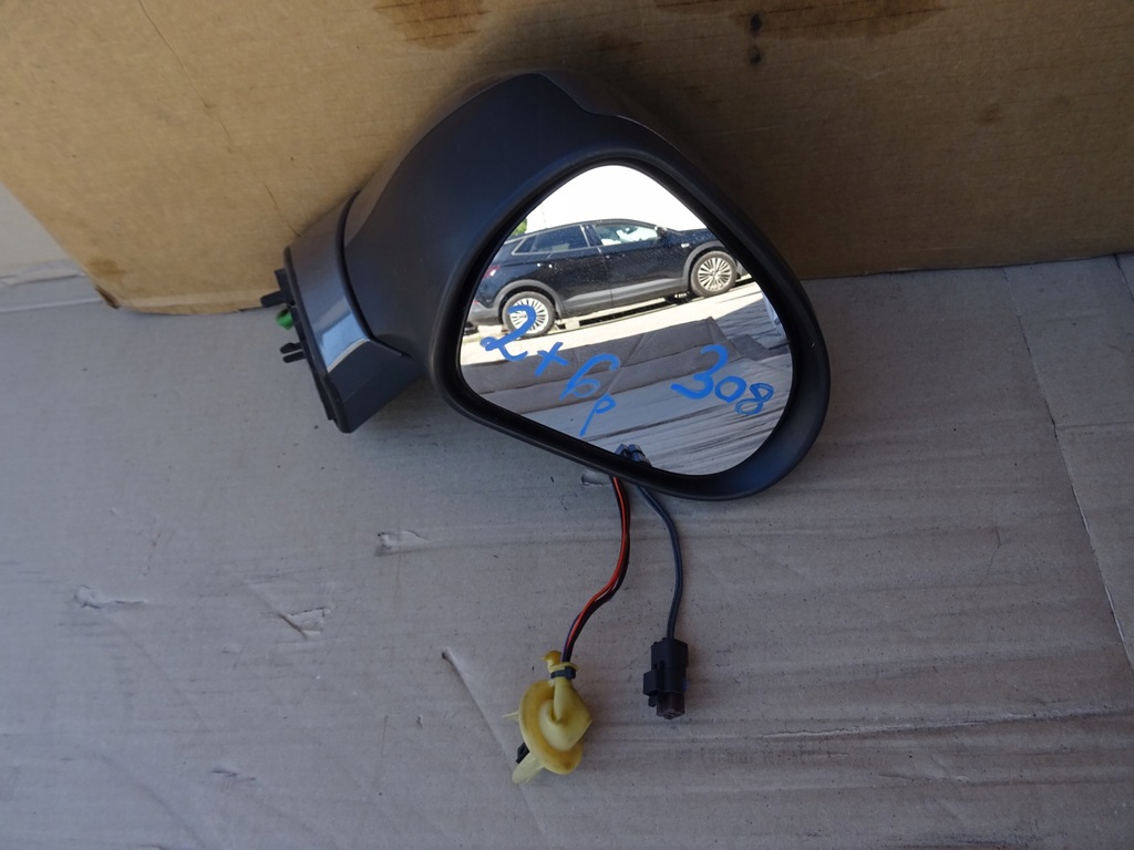 фото №1, Peugeot 308 зеркало правое 2+6