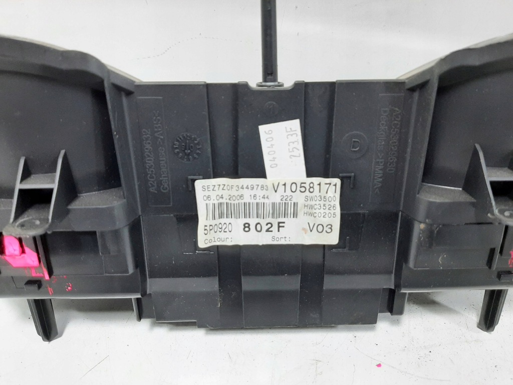 фото №16, Seat altea 1.6 8v 06r набір стартовий блок керування двигуна siemens 06a906033da