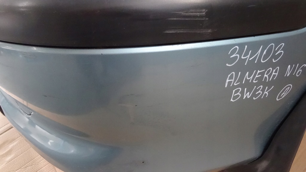 фото №6, Nissan almera n16 бампер задняя задний bw3k 5d