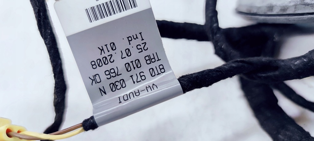 фото №5, Джгут двері правий перед audi a5 8t 8t0971030n