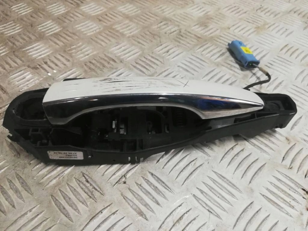 фото №4, Citroen ds7 ручка дверь левый перед хром keyless