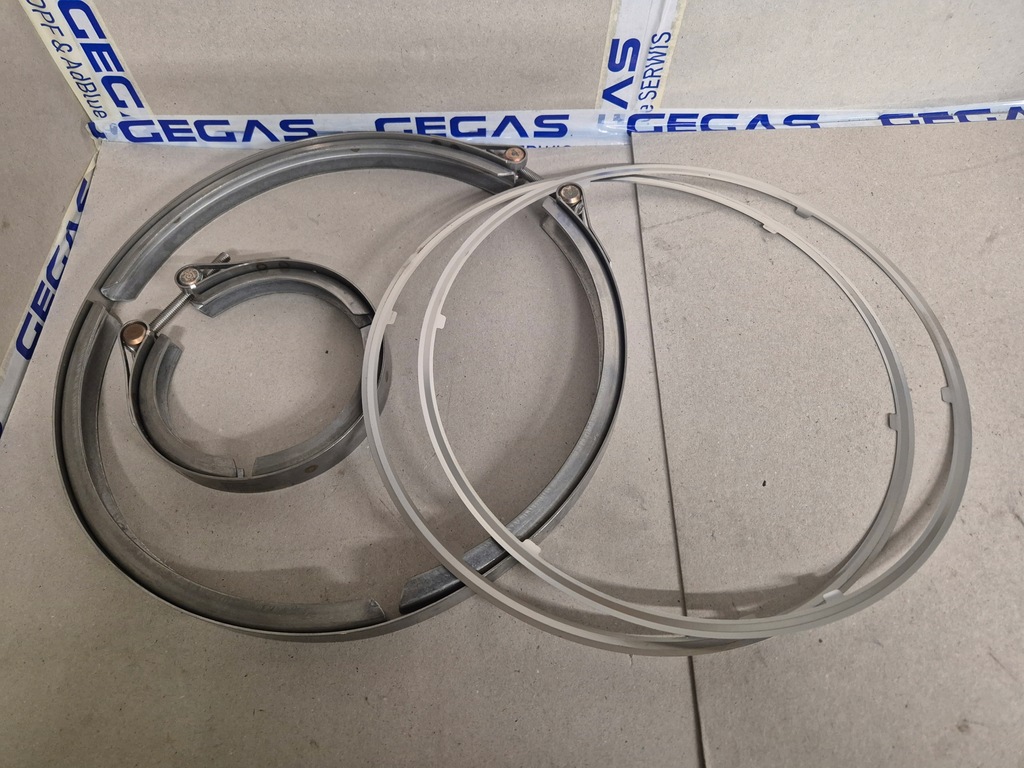 фото №1, Новый комплект прокладка хомут фильтра dpf volvo fl renault gama d