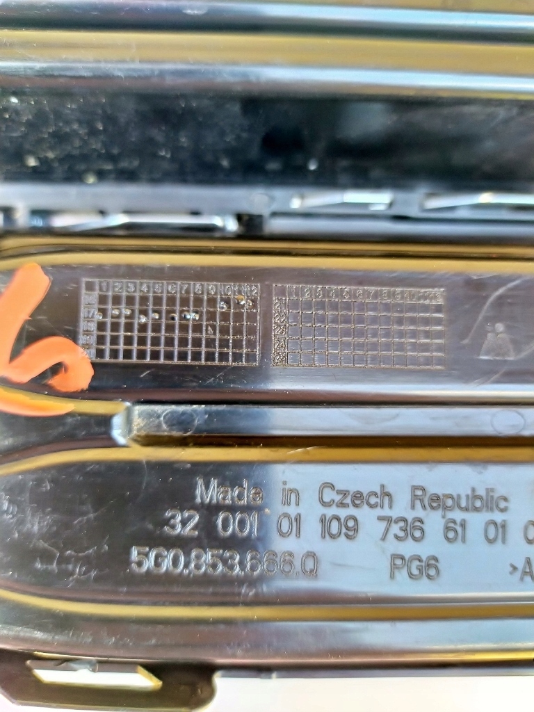 фото №3, Vw golf vii lift r-line решётка правая бампер