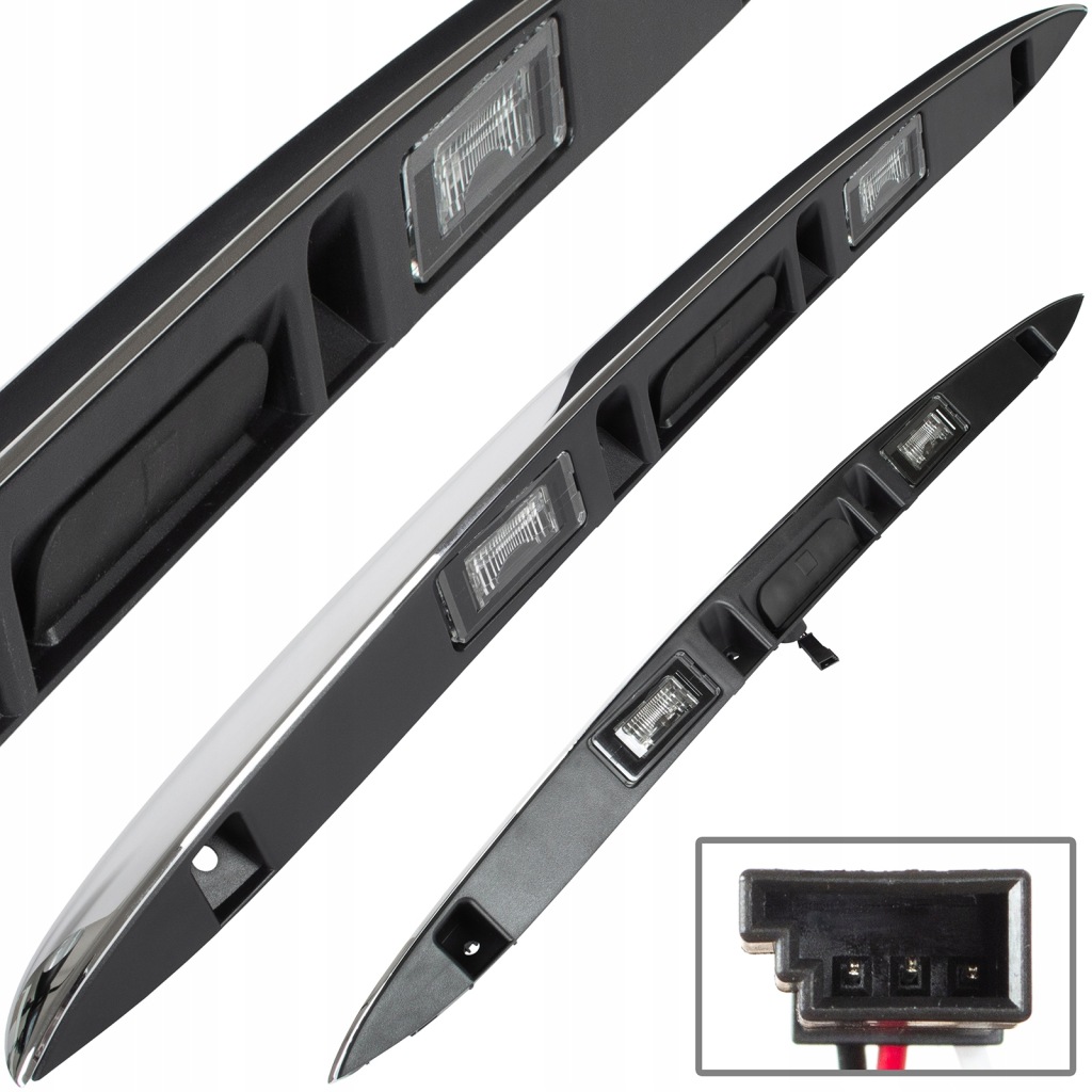 Купить Молдинг накладка подсветка номерного знака 1 микровыключатель крышки задний  к mini r55 r56