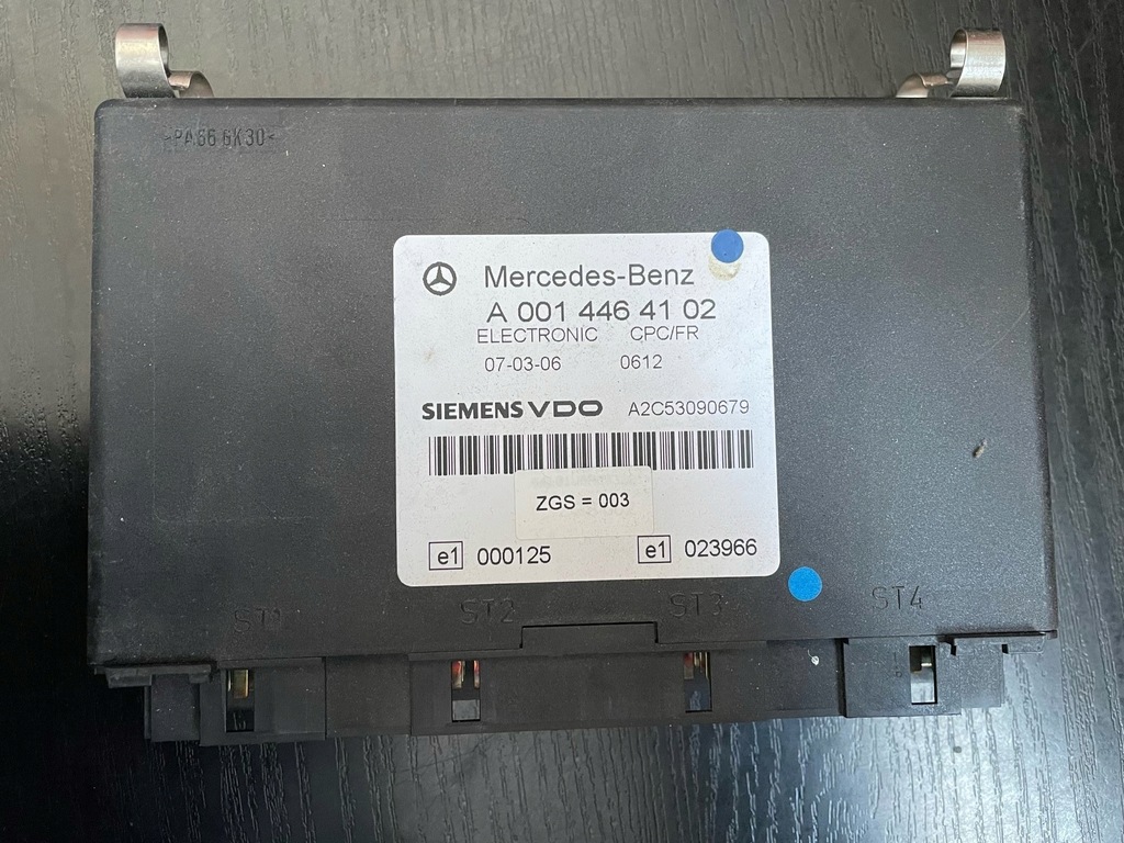 фото №1, Mercedes actros блок управления модуль cpc-fr