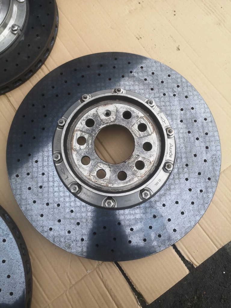 фото №6, Тормоза керамические ceramika комплект перед задняя суппорты тормозные диски audi a8 s8 d3