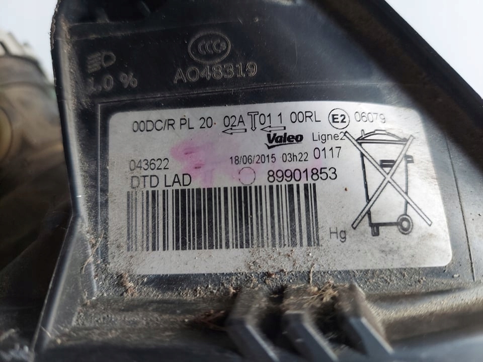 фото №9, Renault laguna iii лампа права перед передній ксенон